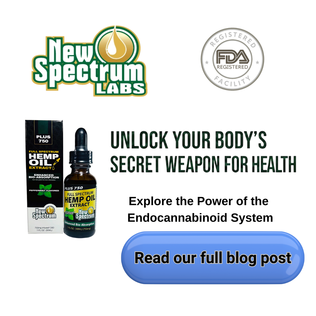 How does New Spectrum Labs products benefit your Endocannabinoid System?